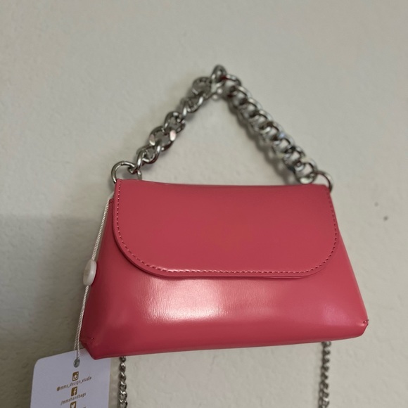 MMS Design Studio Crossbody Mini Bag Pink Fuchsia color - BNWT - Picture 9 of 9